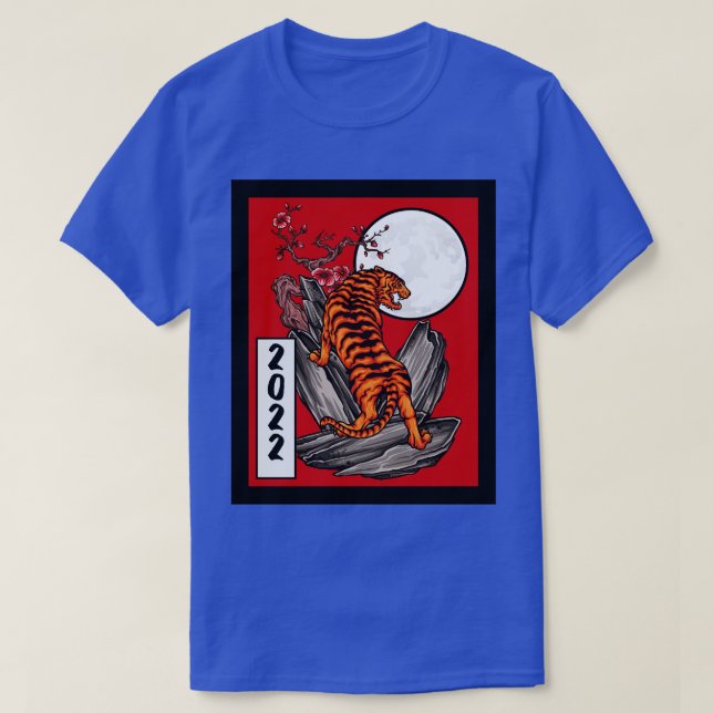 Year of the Tiger Chinese New Year 2022 T-Shirt (Design Front)