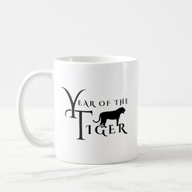 Year of the tiger coffee mug (Left)