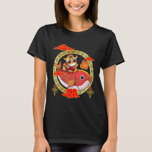 Year Of The Tiger Lunar New Year 2022 Men Women Ki T-Shirt