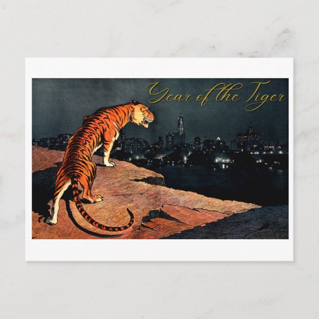 Year of the Tiger Postcard (Front)
