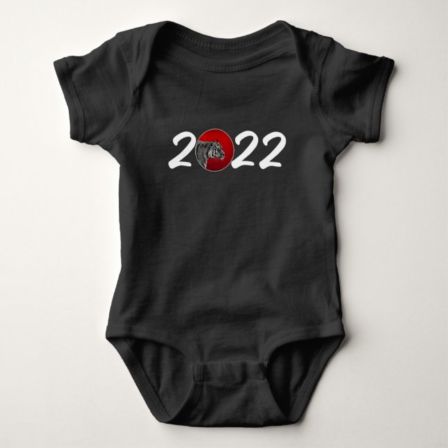 Year Of The Tiger T-Shirt Baby Bodysuit (Front)
