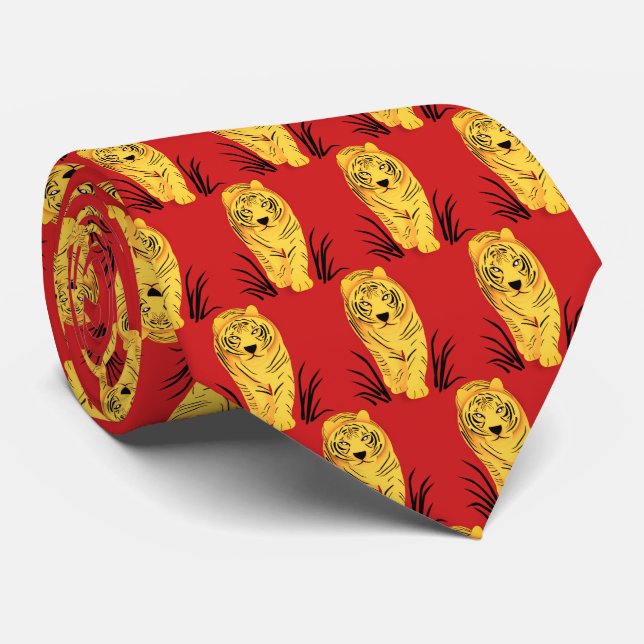 Year of the Tiger Tie (Rolled)