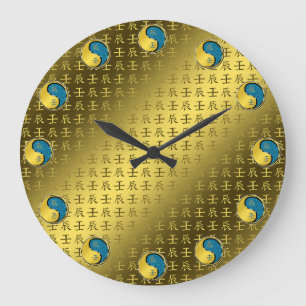 Year of the Water Dragon Large Clock