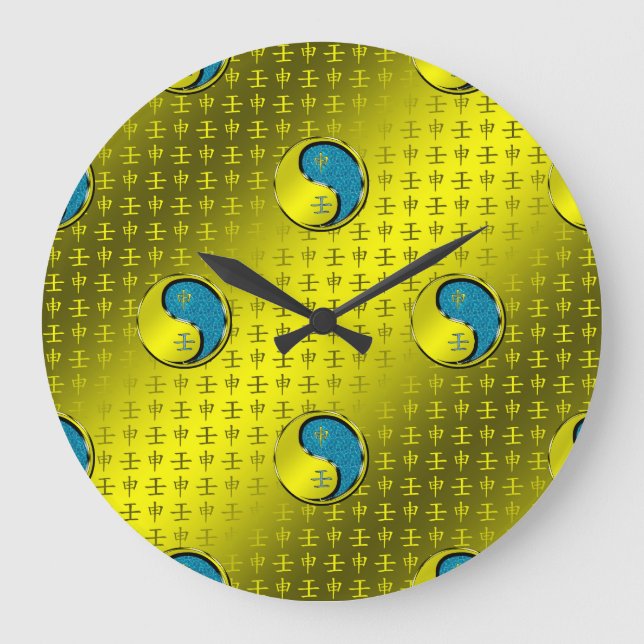 Year of the Water Monkey Large Clock (Front)