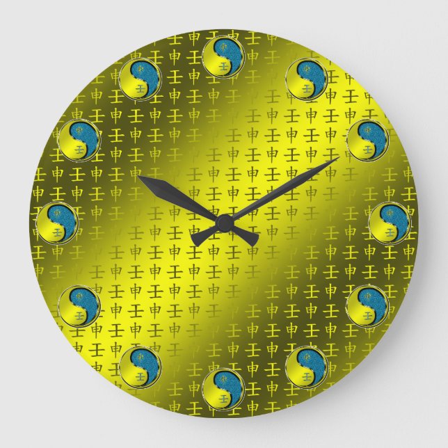 Year of the Water Monkey Large Clock (Front)