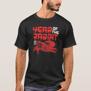 Year of The Water Rabbi 2023 Chinese Zodiac Men Wo T-Shirt