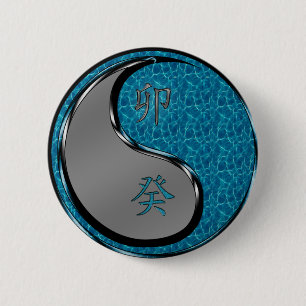 Year of the Water Rabbit 6 Cm Round Badge