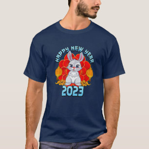 Year Of The Water Rabbit Happy Ew Year 2023 T-Shirt