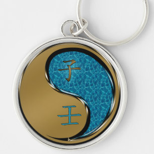 Year of the Water Rat Key Ring