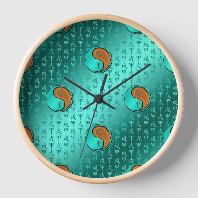 Year of the Wood Dog Clock (Front)