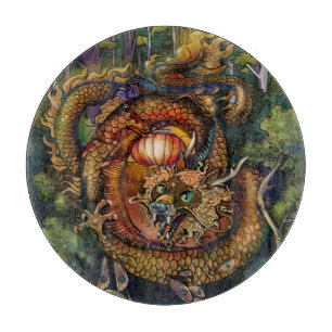 Year of the Wood Dragon 2024 Cutting Board