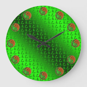 Year of the Wood Goat Large Clock