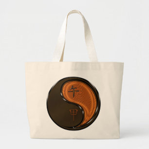 Year of the Wood Horse Large Tote Bag