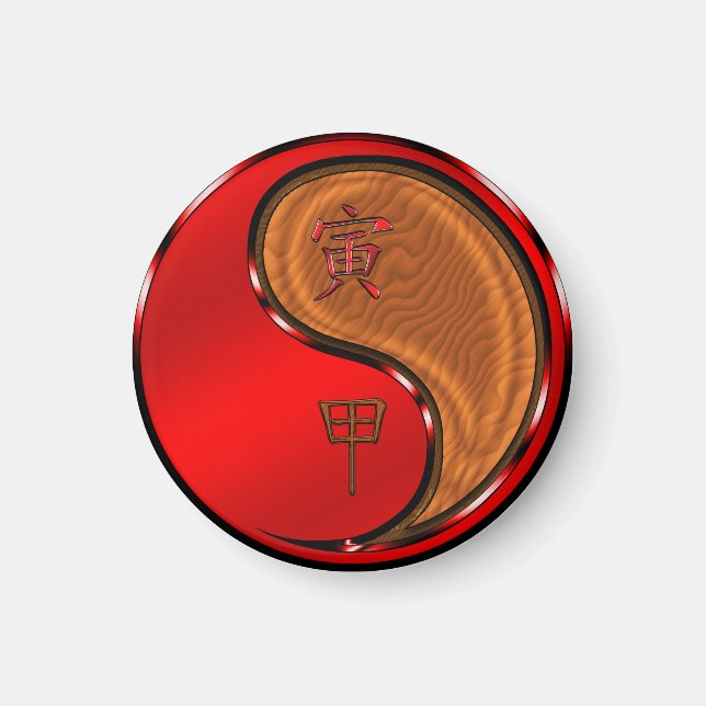 Year of the Wood Tiger Magnet (Front)