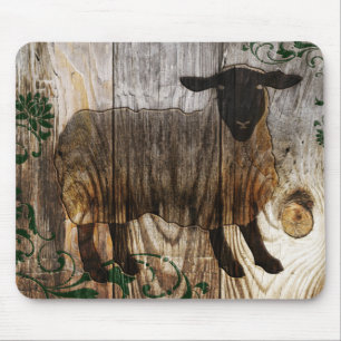 year of the wooden sheep mouse pad