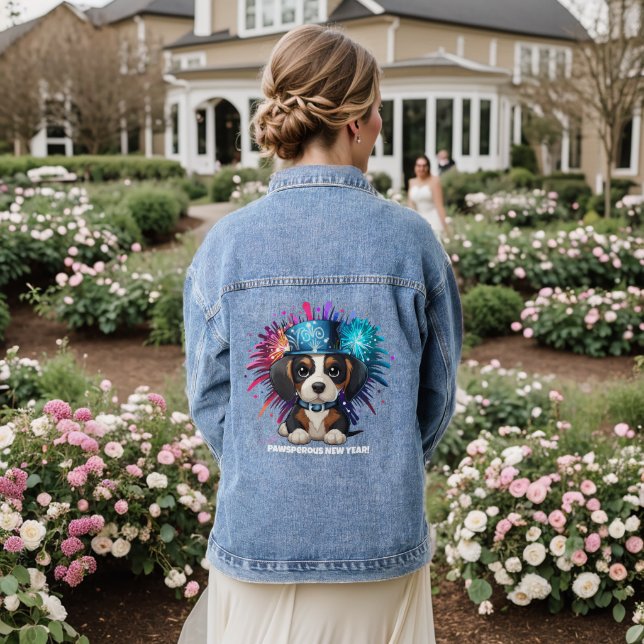 Year of Woofs! Denim Jacket (Wedding Back)