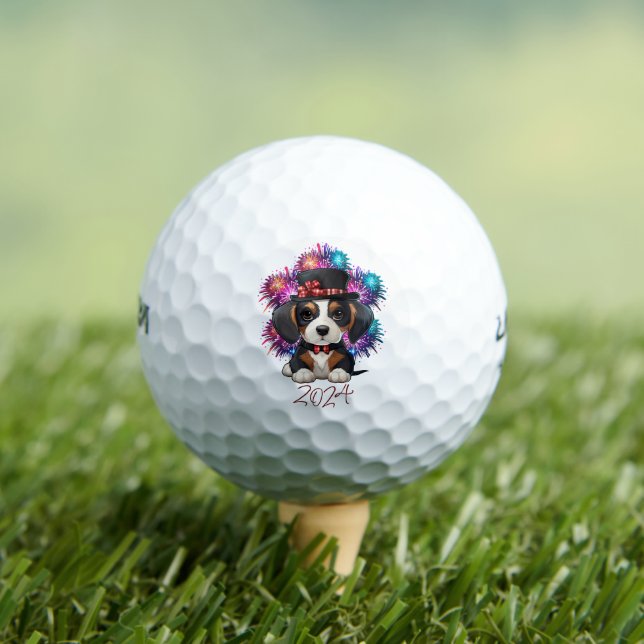 Year of Woofs! Golf Balls (Insitu Tee)