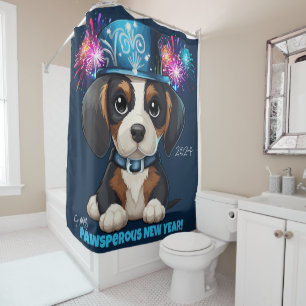 Year of Woofs! Shower Curtain