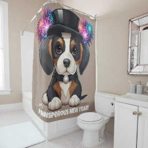 Year of Woofs! Shower Curtain