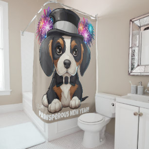 Year of Woofs! Shower Curtain