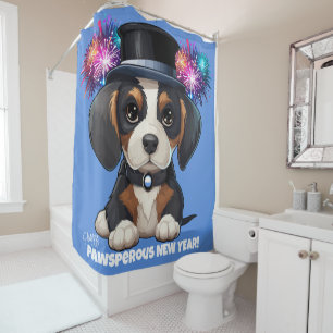 Year of Woofs! Shower Curtain