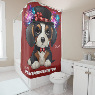 Year of Woofs! Shower Curtain