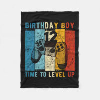 Year Old Birthday Boy 12 Time To Level Up 12th Bir