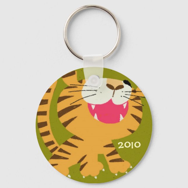 Year oThe Tiger Key Chain (Front)
