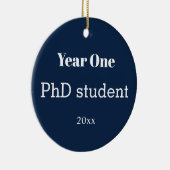 Year PhD Student Ceramic Ornament (Right)
