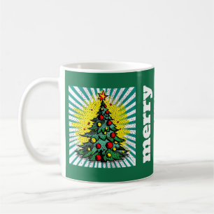 Year Pop Up Art Mod Custom Christmas Holiday Mug