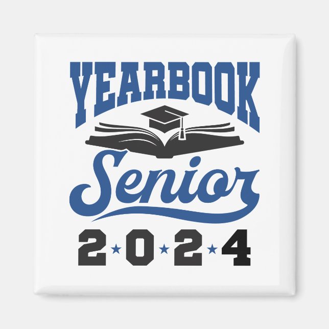 Yearbook Senior 2024  Magnet (Front)