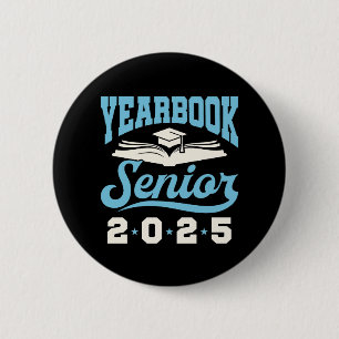 Yearbook Senior Class of 2025 6 Cm Round Badge