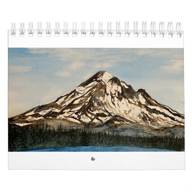 Yearly Calendar with Seasonal Designs (Cover)