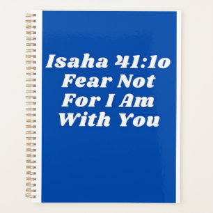 Yearly planner Christian Bible verse