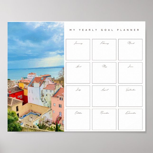 Yearly planner  poster (Front)