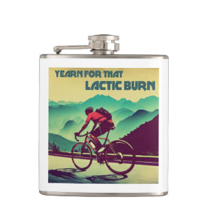 Yearn For That Lactic Burn Cycling Hip Flask