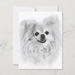 Years of Love - Hand Painted Chihuahua Art Postcard