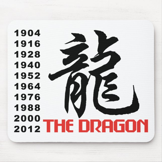 Years of The Dragon Mouse Pad (Front)