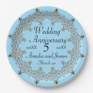 years Wedding Anniversary Gifts for Couples Cong D Paper Plate