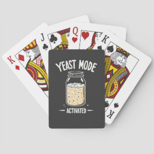 Yeast Mode Activated Baking Cooking Chef  Playing Cards