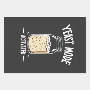 Yeast Mode Activated Baking Cooking Chef Wrapping Paper Sheet