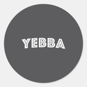 Yebba  classic round sticker
