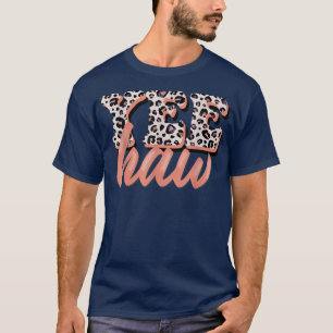 Yee Haw Howdy Rodeo Country Leopard Yeehaw Souther T-Shirt