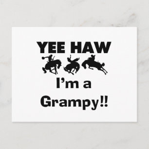 Yee Haw I'm a Grampy T-shirts and Gifts Postcard