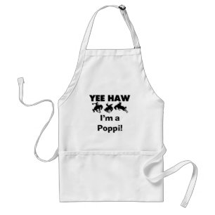 Yee Haw I'm a Poppi T-shirts and Gifts Standard Apron
