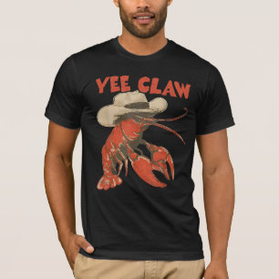 Yeeclaw Western Cowboy Crawfish Boil Summer T-Shirt