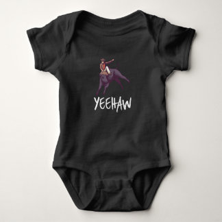 Yeehaw - Bull Riding Baby Bodysuit