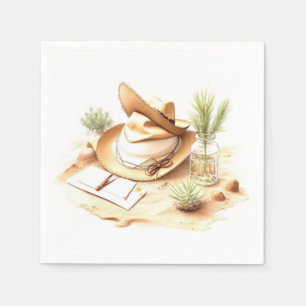 Yeehaw Jubilations: Wild West Cowboy Baby Shower Napkin