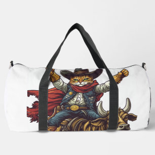 Yeehaw Kitty � Wild West Cat Cowboy Rodeo Duffle Bag