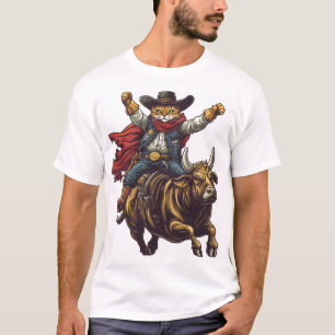 Yeehaw Kitty � Wild West Cat Cowboy Rodeo T-Shirt